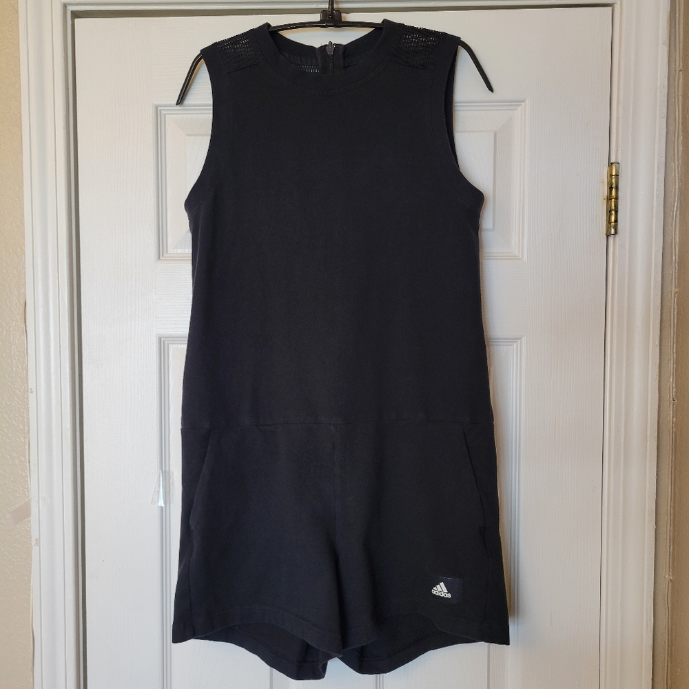 Adidas Women’s Black Romper With Pockets Size S